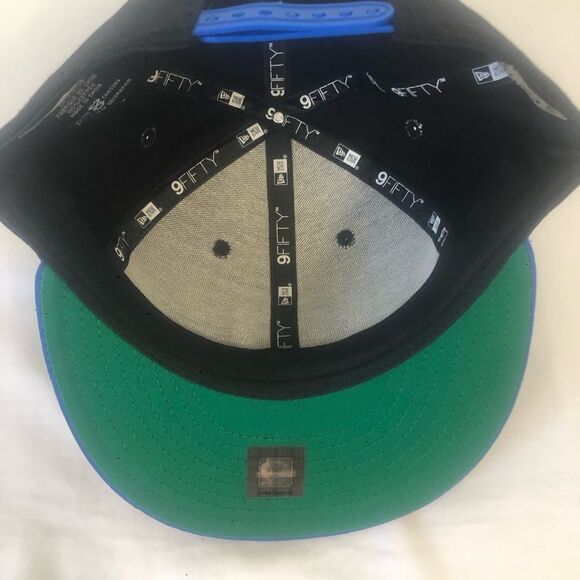 Orlando Magic Hardwood Classics Black/Blue 9FIFTY Snapback Hat Vintage Logo NEW - Picture 6 of 9